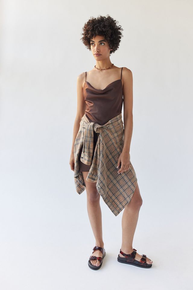 UO Mallory Cowl Slip Mini Dress #2