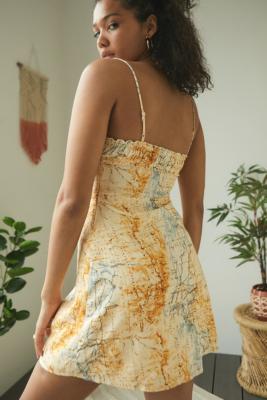 map dress urban outfitters