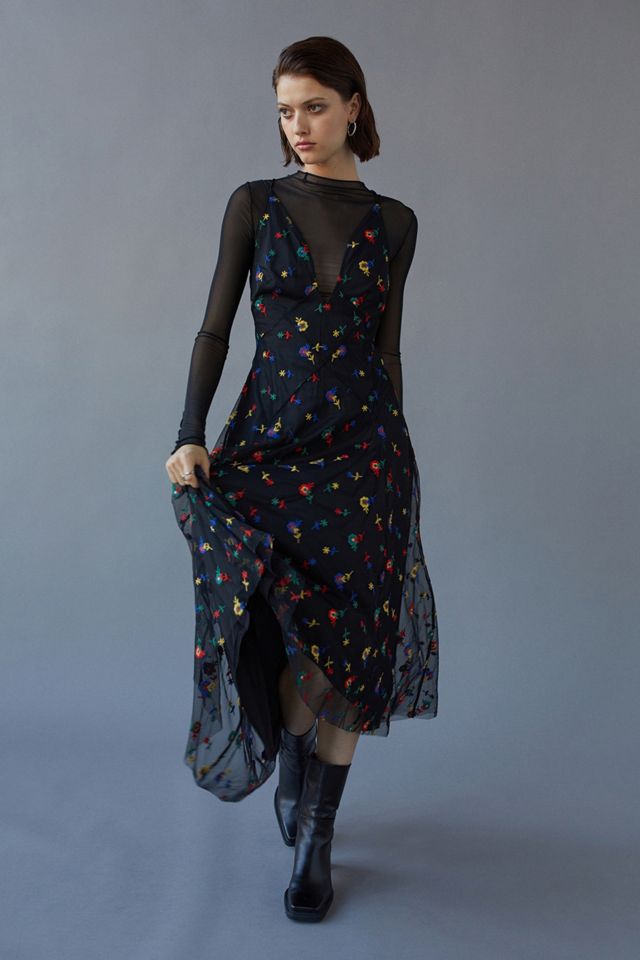 UO Amelia Midi Dress | Urban Outfitters UK