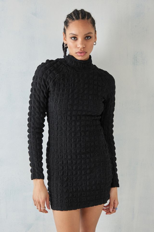 Robe mini en maille popcorn UO Pia #1