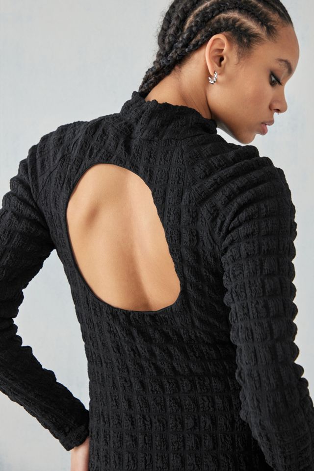 Robe mini en maille popcorn UO Pia #2