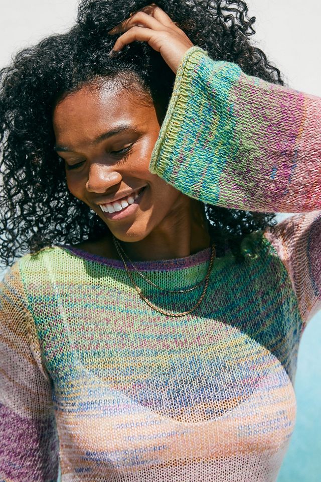 UO Space-Dye Knit Mini Abito  #1