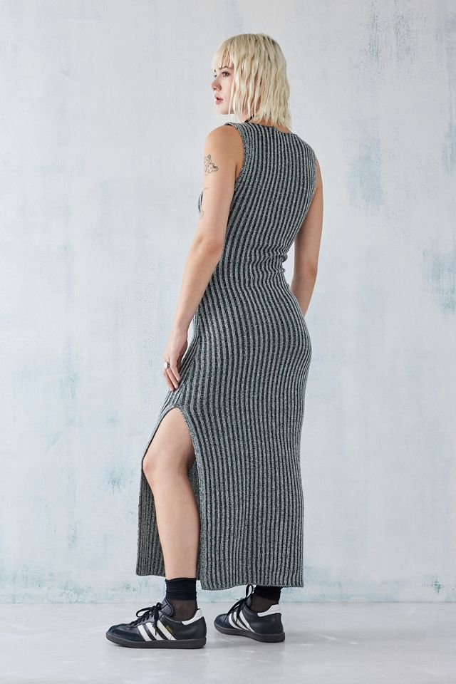 UO Tate Ribbed Knit Column Maxi Dress #3
