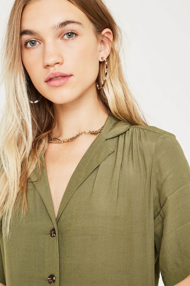 Vestido de camisa UO Midi #2