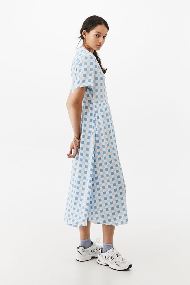 UO Gingham Midi Shirt Dress #3