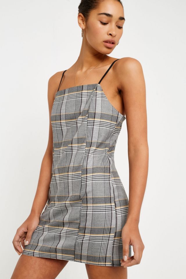 Yellow plaid dress urban hot sale outfitters