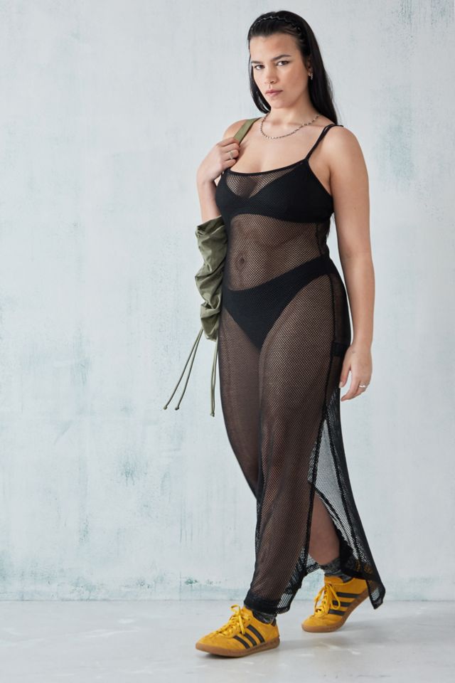 Maxi shop fishnet dress