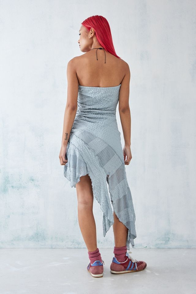 UO Tiffany Asymmetrical Bandeau Mini Dress  #3