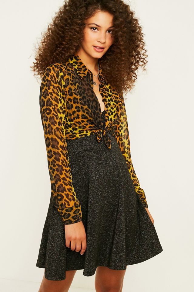 UO Rainbow Sparkle Skater Abito #4