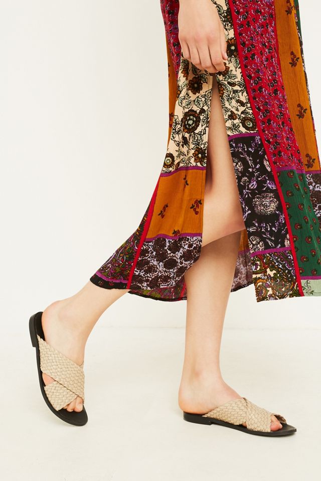 UO Monica Patchwork Midi Dress #1