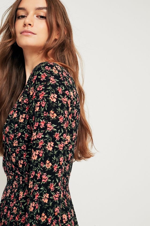 UO Floral Picnic Wrap Dress #2
