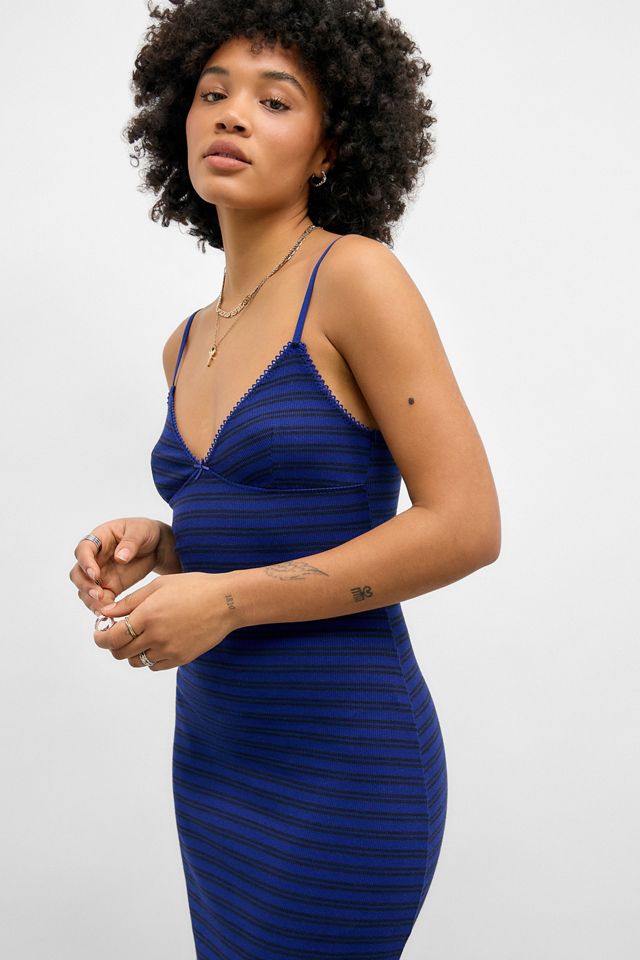 BDG Je T'aime Stripe Cami Midi Dress #1