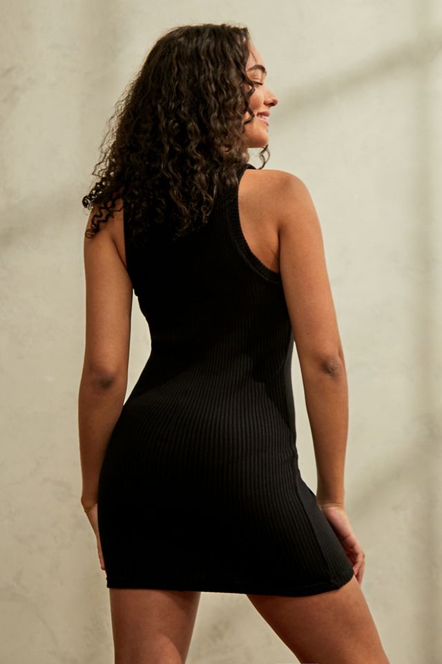 UO Ribbed Halterneck Mini Dress  #1