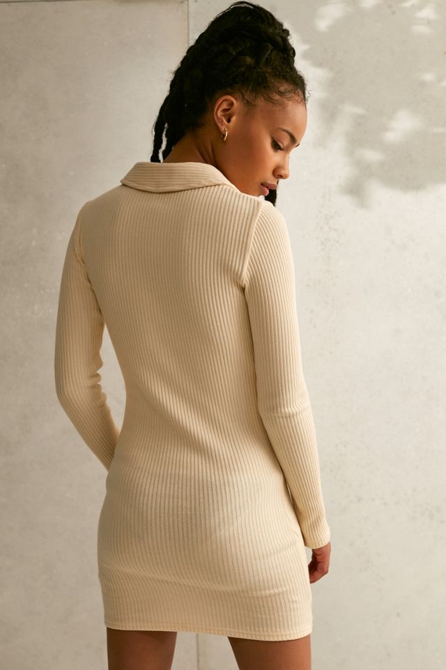 urban outfitters ribbed dress UO Bella Ribbed Knit Bodycon Dress