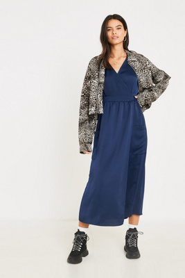 urban outfitters gabrielle linen dress Urban Outfitters + Gabrielle Linen Midi Wrap Dress