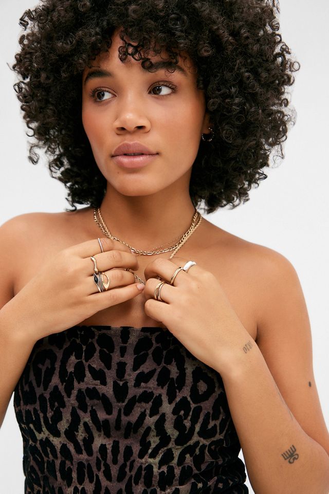 Silence + Noise Alix Flocked Leopard Mini Dress #4