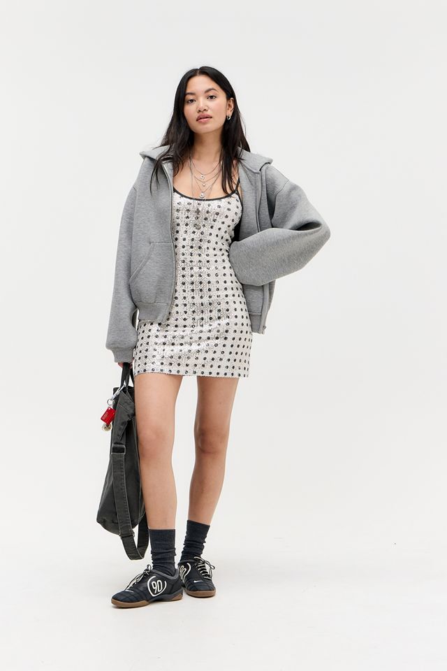 Silence + Noise Silvie Strappy Polka Dot Mini Dress #2