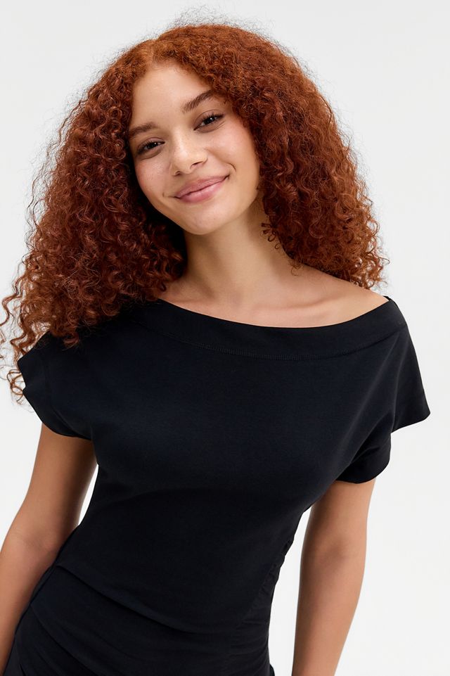 Mini-robe asymétrique froncée Becky Silence + Noise #2