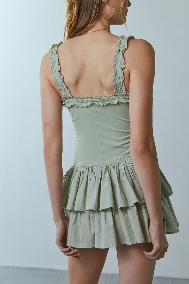 Kimchi Blue Olive Mini Dress #3
