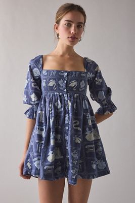 Kimchi Blue Cute As A Button Mini Dress