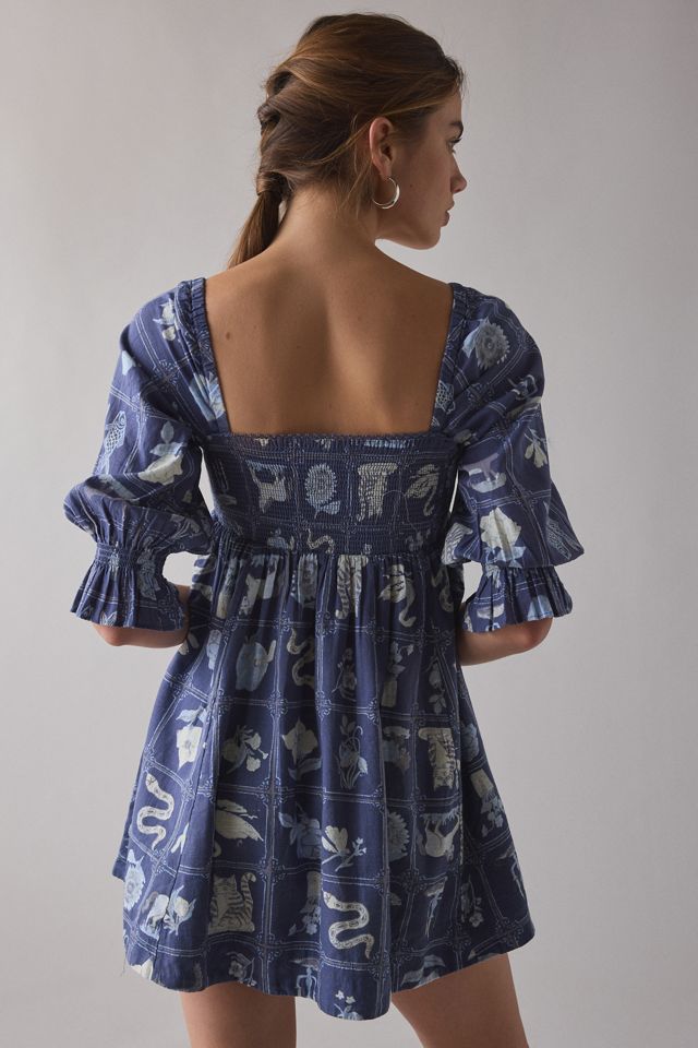 Robe mini Kimchi Blue mignonne comme un bouton #3