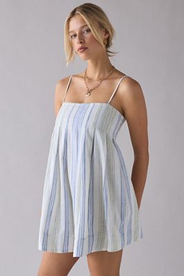 BDG Smooth Sailing Mini Babydoll Dress