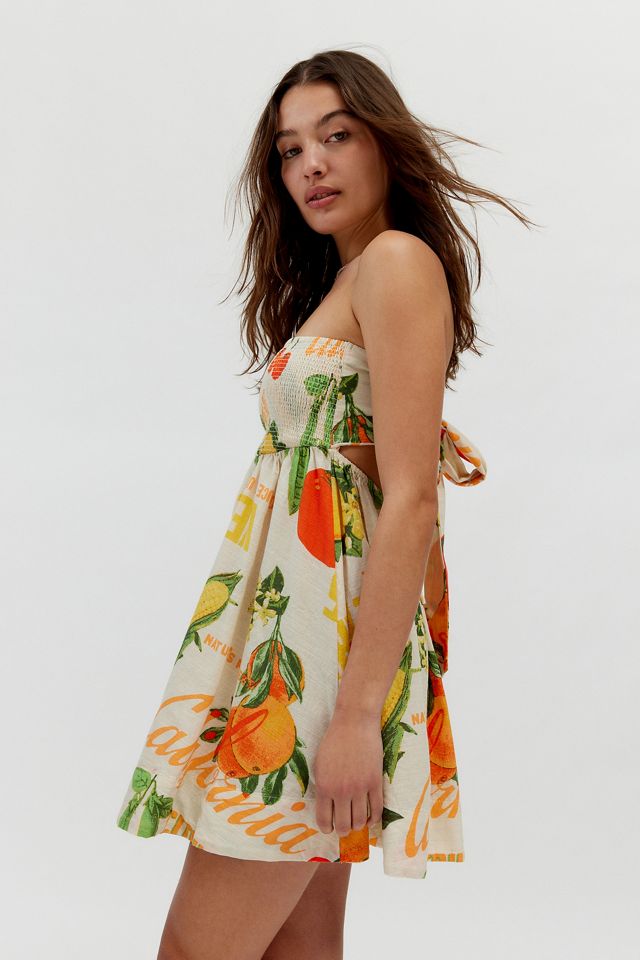 BDG Aurora Patchwork Smocked Mini Dress  #1