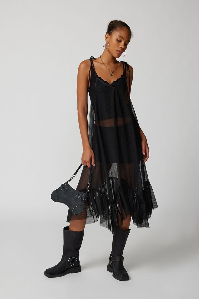 Vestido Midi de Malla UO Everly #1