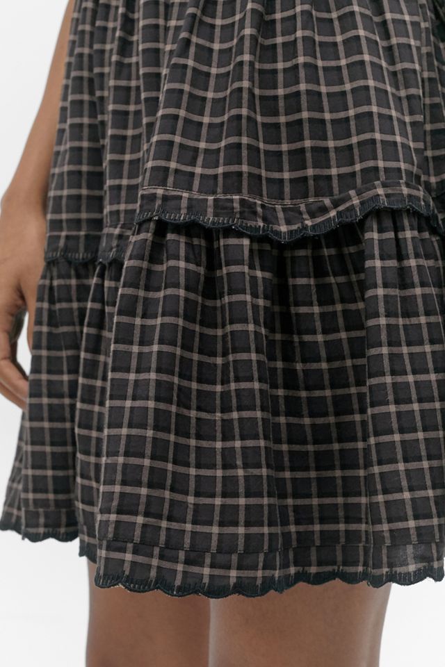 UO Hanna Plaid Mini Dress | Urban Outfitters UK
