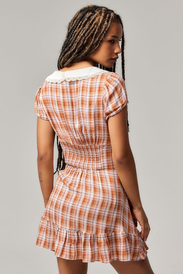 Robe mini à carreaux Kimchi Blue Maeve #2