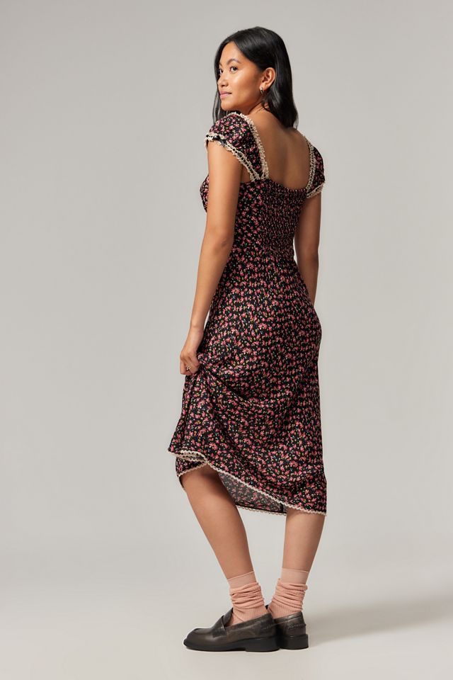 Light Before Dark Saskia Floral Midi Dress #2