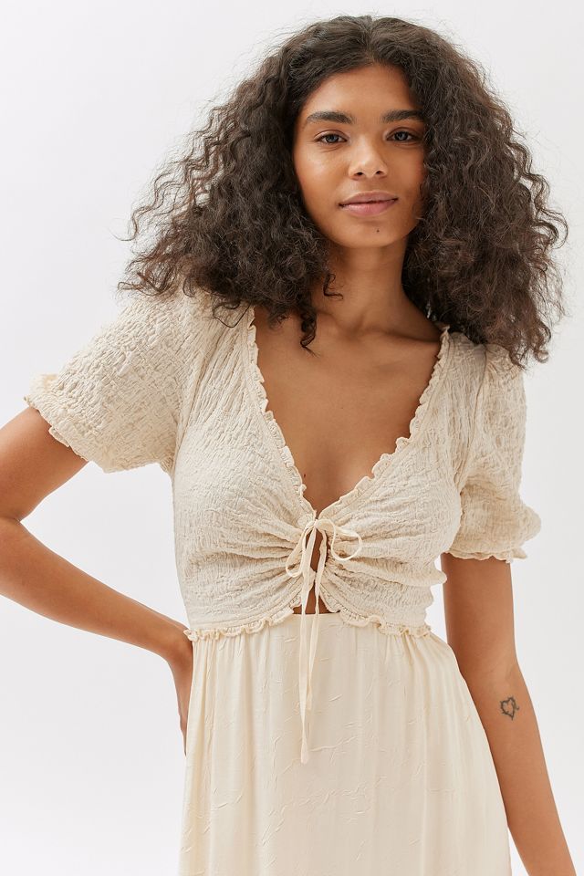Robe midi UO Picnic Time | Urban Outfitters FR