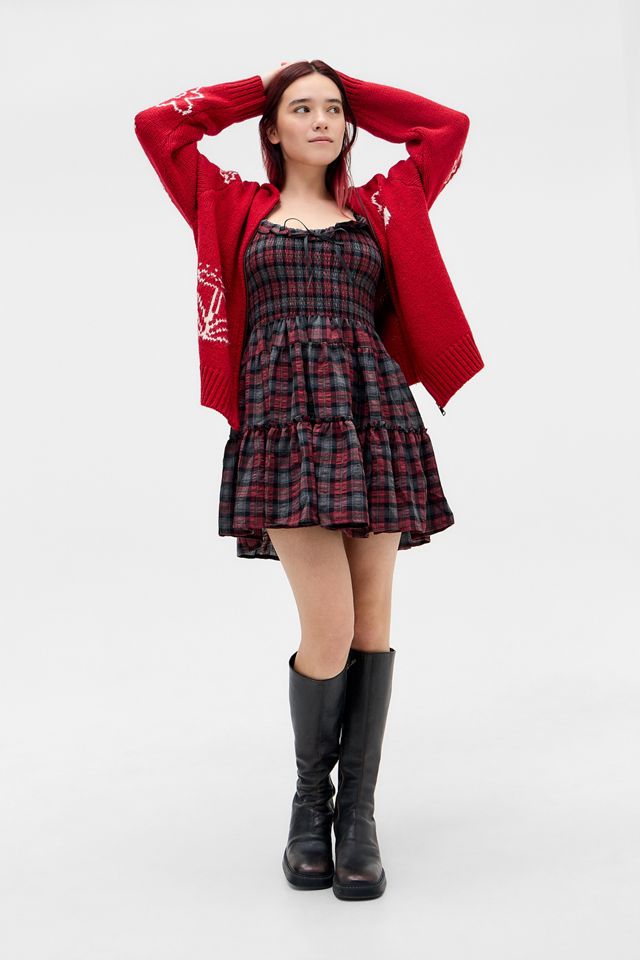 Abito Mini a Quadri Juniper Kimchi Blue #2