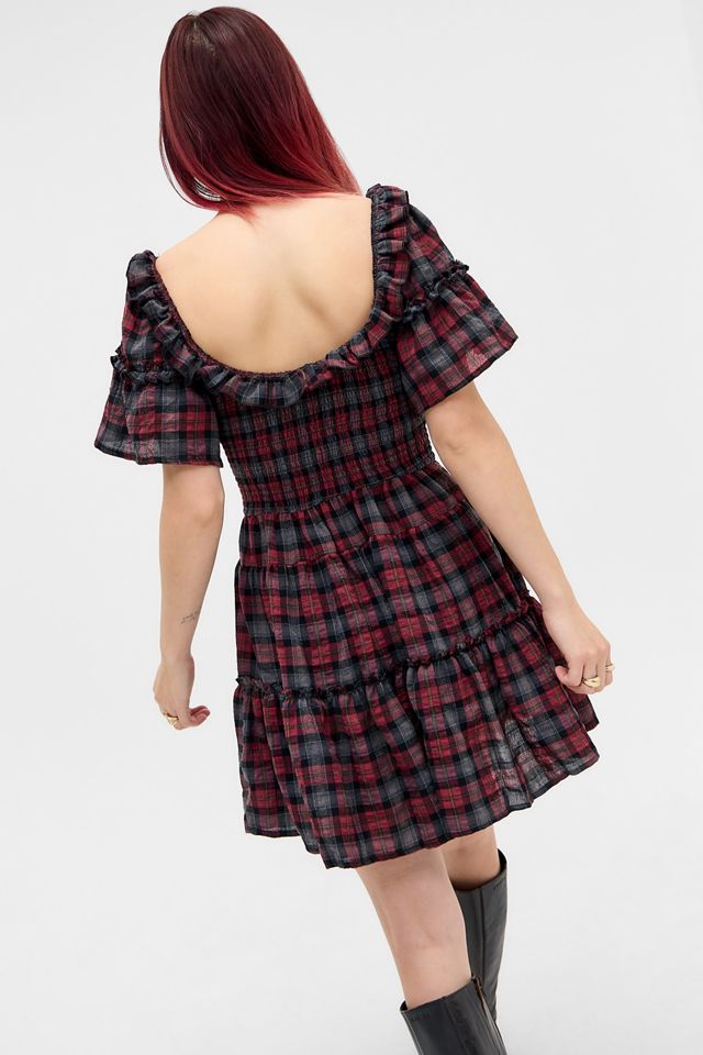 Abito Mini a Quadri Juniper Kimchi Blue #3