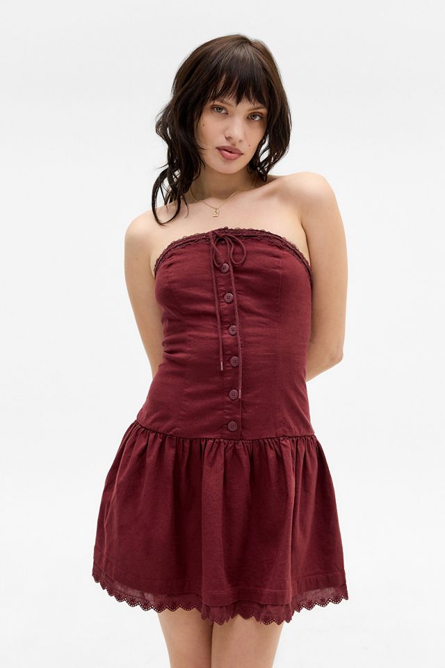 Kimchi Blue Matilda Strapless Mini Dress #2