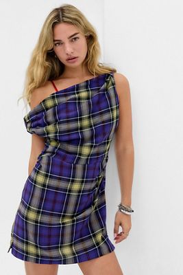 petit fours mini dress Petit Fours Fit-And-Flare Satin Mini Dress