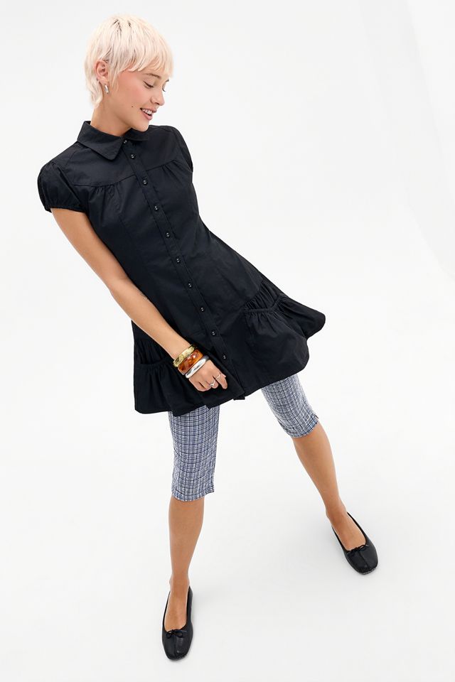 UO Margot Gewaschenes Schößchenkleid #1