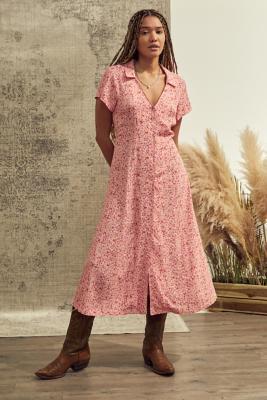 draped polka dot dress trf