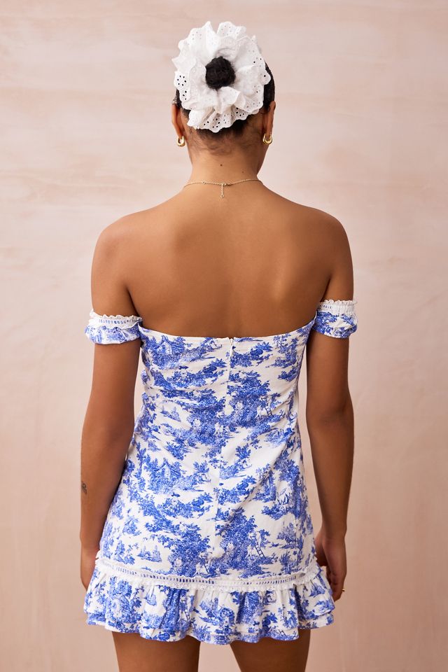 Kimchi Blue Francesca Off-The-Shoulder Mini Dress