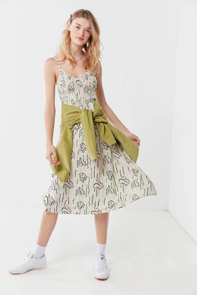 knee length dresses for ladies Smocked Midi Dress - Zoey main image 0