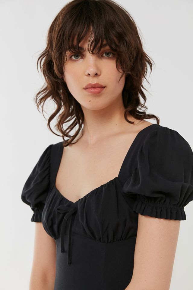 Uo cassia puff sleeve mini dress new arrivals