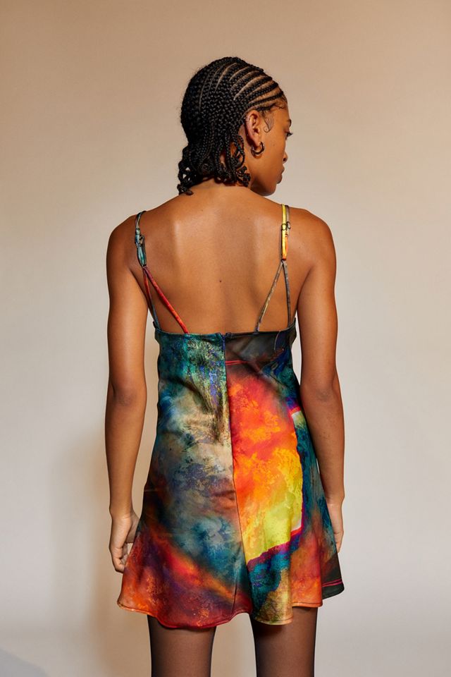 UO Pretty Please Tie-Dye Cut-Out Dress #2