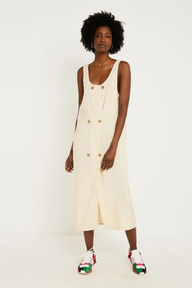 Urban outfitters 2025 white linen dress