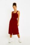 UO Cordelia Maroon Corduroy Dress | Urban Outfitters UK