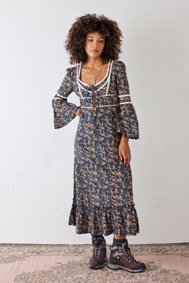 Maxi prairie dress best sale