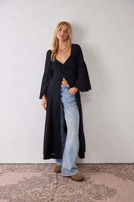 Robe midi prairie UO Maya | Urban Outfitters FR