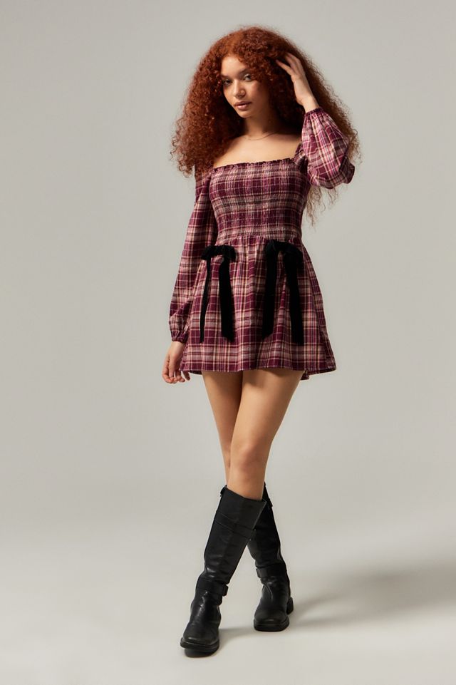 Kimchi Blue Winona Check Mini Dress #1