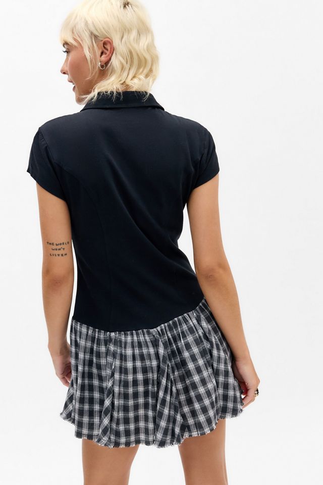 Vestido de Cuadros Híbrido UO Cammie #3