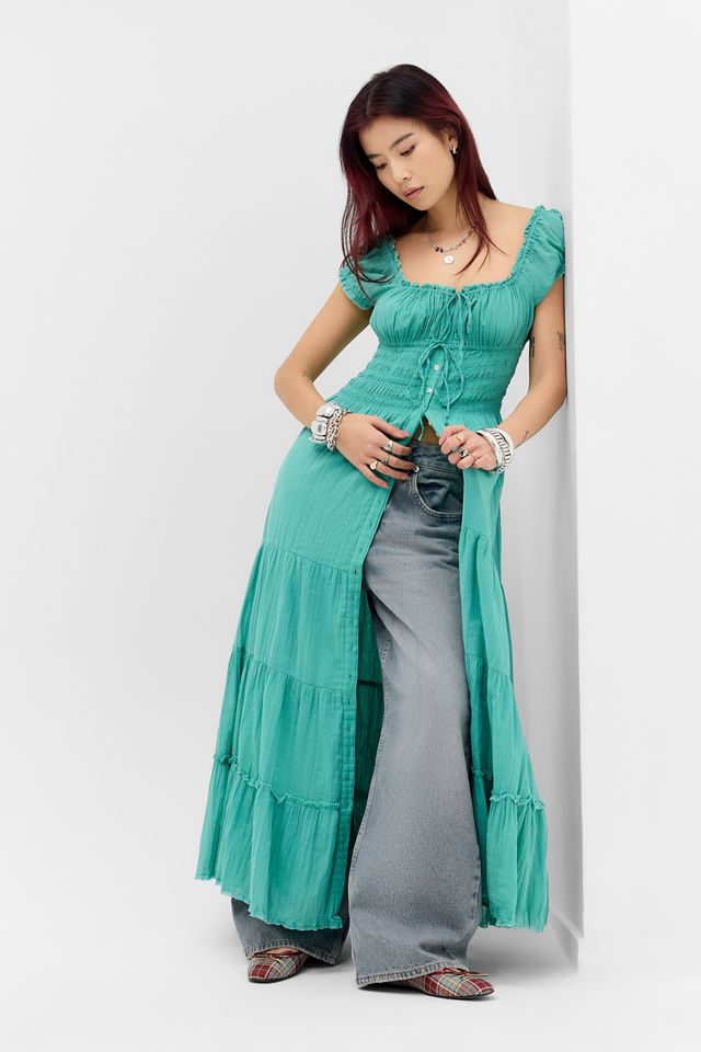 Vestido Maxi Pradera Samira Kimchi Blue #1