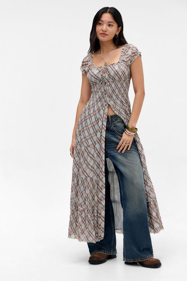 Vestido Maxi Pradera Samira Kimchi Blue #1